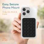 Suction Phone Case Mount with Sticky Grip