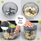 900ml Manual Food Chopper