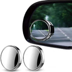 Car Blind Spot Mirror Set, 2 Pcs Round Original Glass Convex Mirrors
