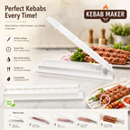 Manual Kebab Maker Skewer Press Mold for Long Skewers