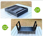 Portable Stainless Steel Charcoal BBQ Grill