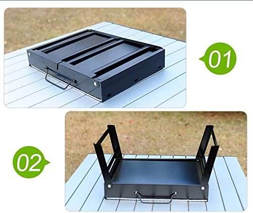 Portable Stainless Steel Charcoal BBQ Grill