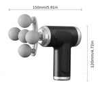 Rechargeable Massage Gun with 6-Speed Settings