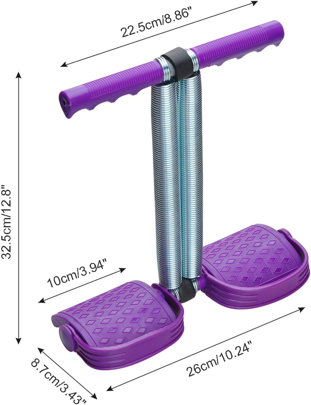 Elastic Sit-Up Pull Rope with Dual Spring Tension