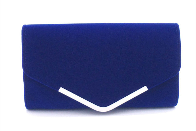 Velvet Evening Clutch for Women – Elegant Party & Wedding Handbag