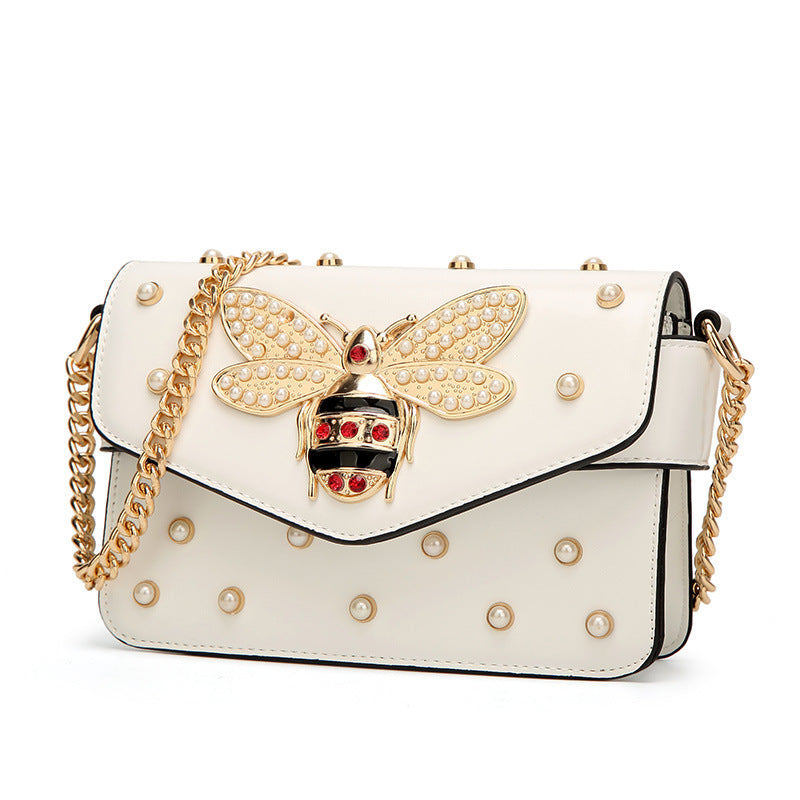Pearl Bee Shoulder Bag for Women – Elegant Fashion Handbag