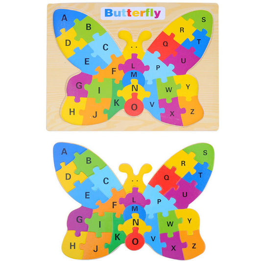 Alphabet Butterfly Puzzle for Kids