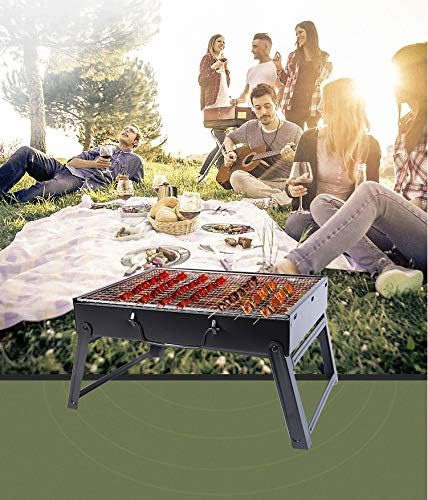 Portable Stainless Steel Charcoal BBQ Grill