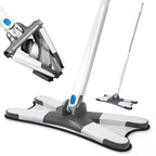Twisted X-Type Microfiber Floor Mop with Self-Wringing System