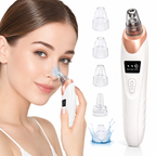 Rechargeable Electric Facial Cleansing Brush with 4 Interchangeable Brush Heads