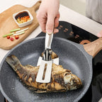 3-in-1 Stainless Steel Cooking Tongs Spatula