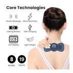 Rechargeable EMS Massage Patch with 8 Modes and 19 Intensity Levels