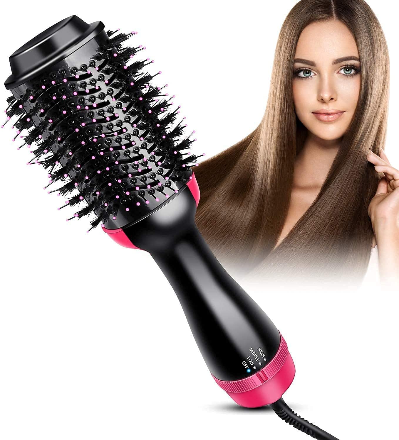 3 in 1 Hot Air Brush Hair Dryer and Styler Volumizer