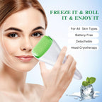 Reusable Ice Roller for Face and Eyes, Cooling Facial Massage Tool for Skincare