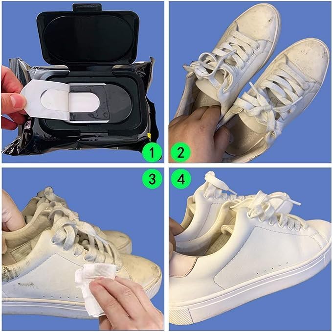 Shoe Cleaning Wipes 80 Count