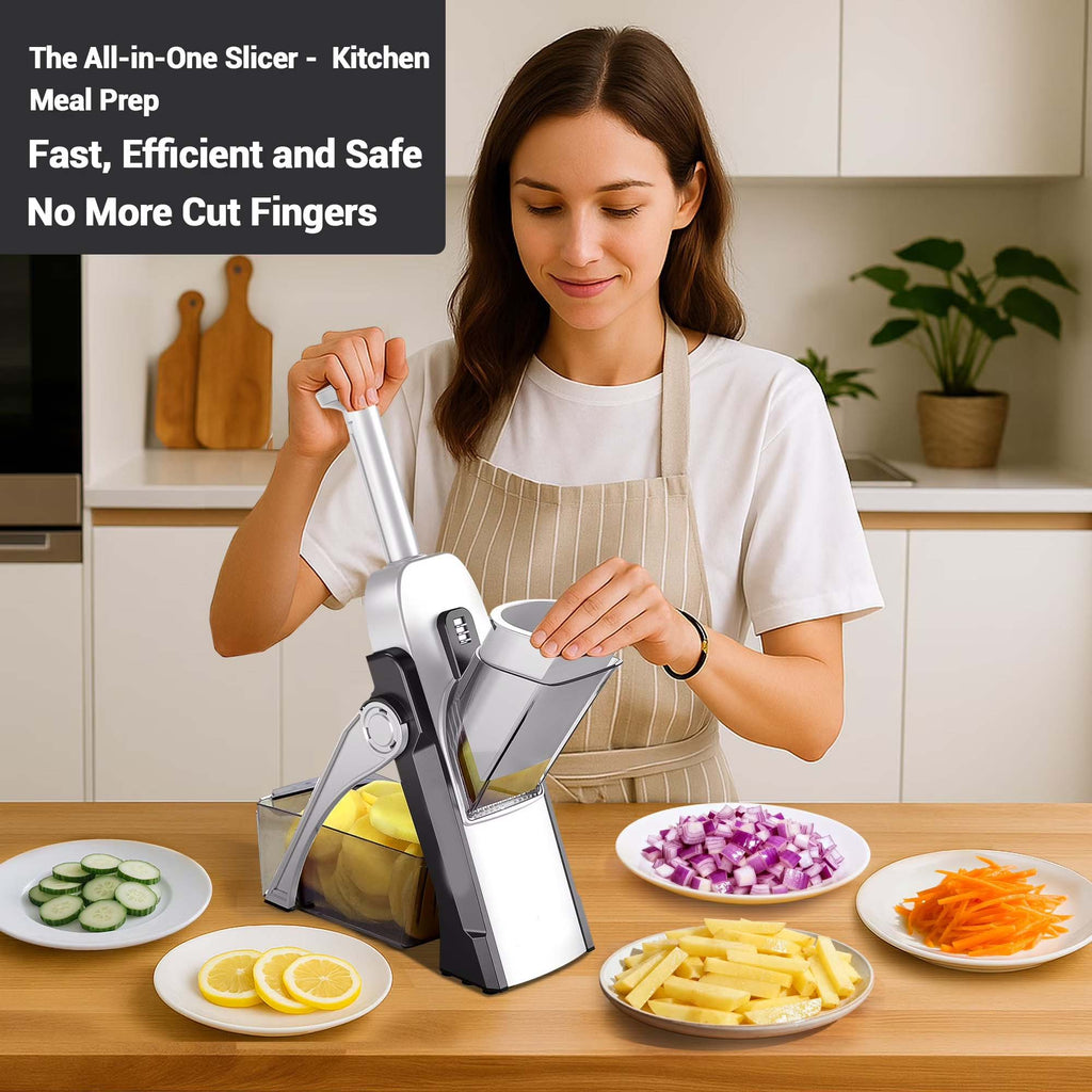 Multi-Blade Vegetable Slicer and Food Chopper