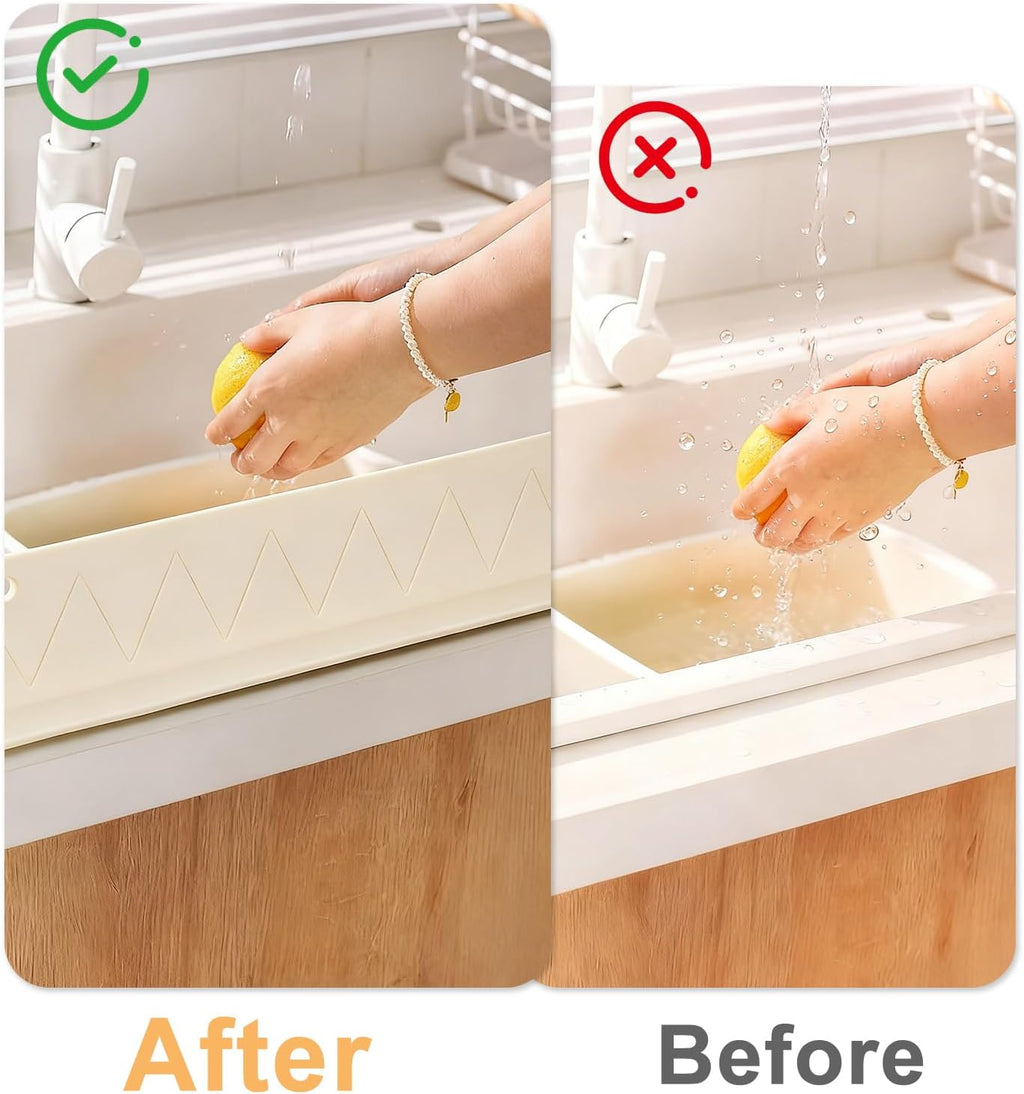 Silicone Sink Splash Guard Set
