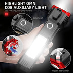 Multifunction Rechargeable LED Flashlight with Power Bank