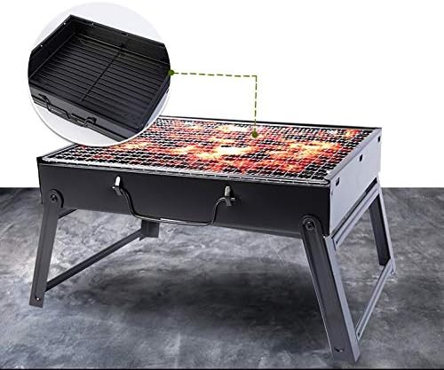 Portable Stainless Steel Charcoal BBQ Grill