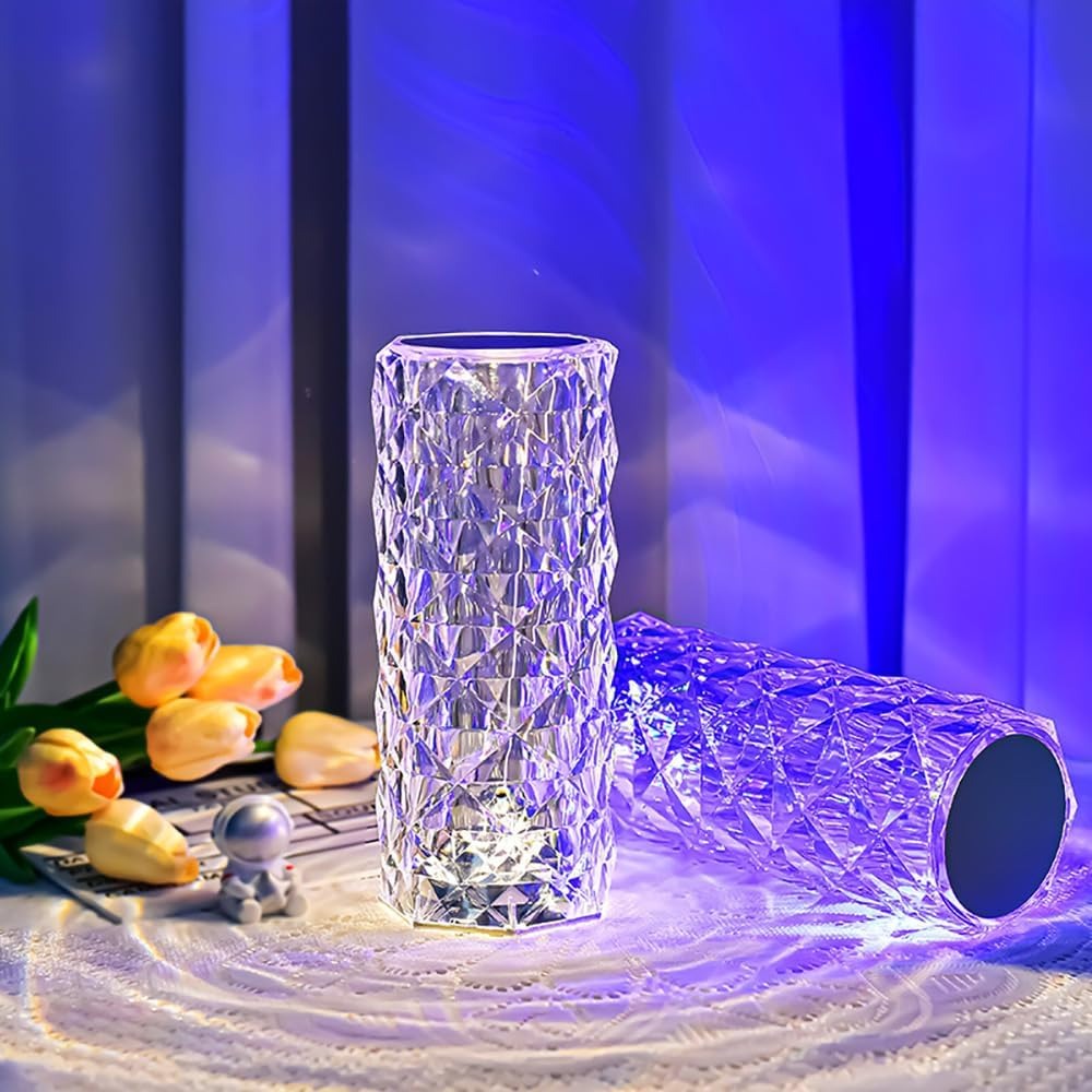 Crystal LED Table Lamp with Touch Control