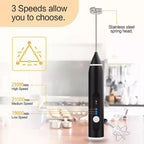 2-in-1 USB Rechargeable Electric Milk Frother
