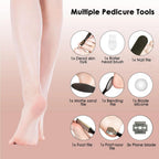 Electric Pedicure Foot File Callus Remover Rechargeable Foot Scrubber