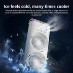 Portable Air Cooler Mini Fan with 3 Mist Spray Modes
