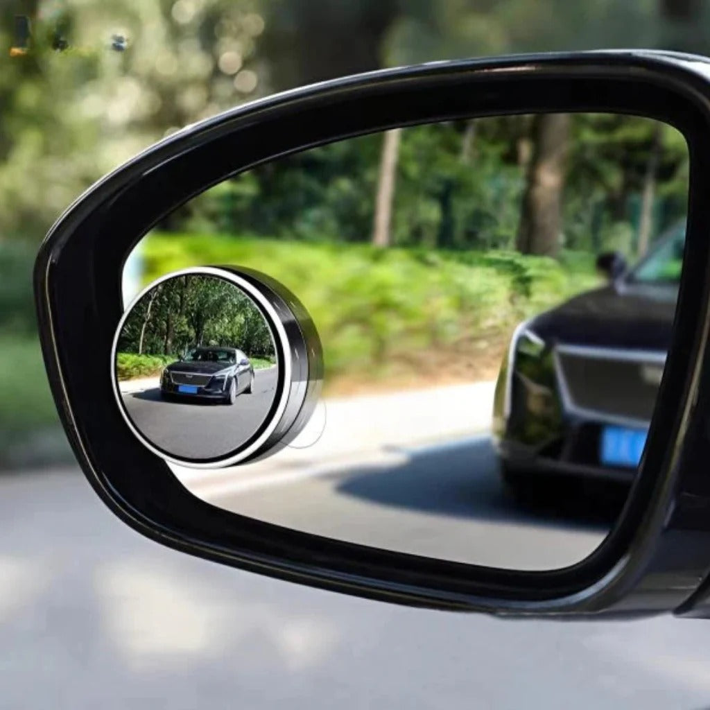 Car Blind Spot Mirror Set, 2 Pcs Round Original Glass Convex Mirrors