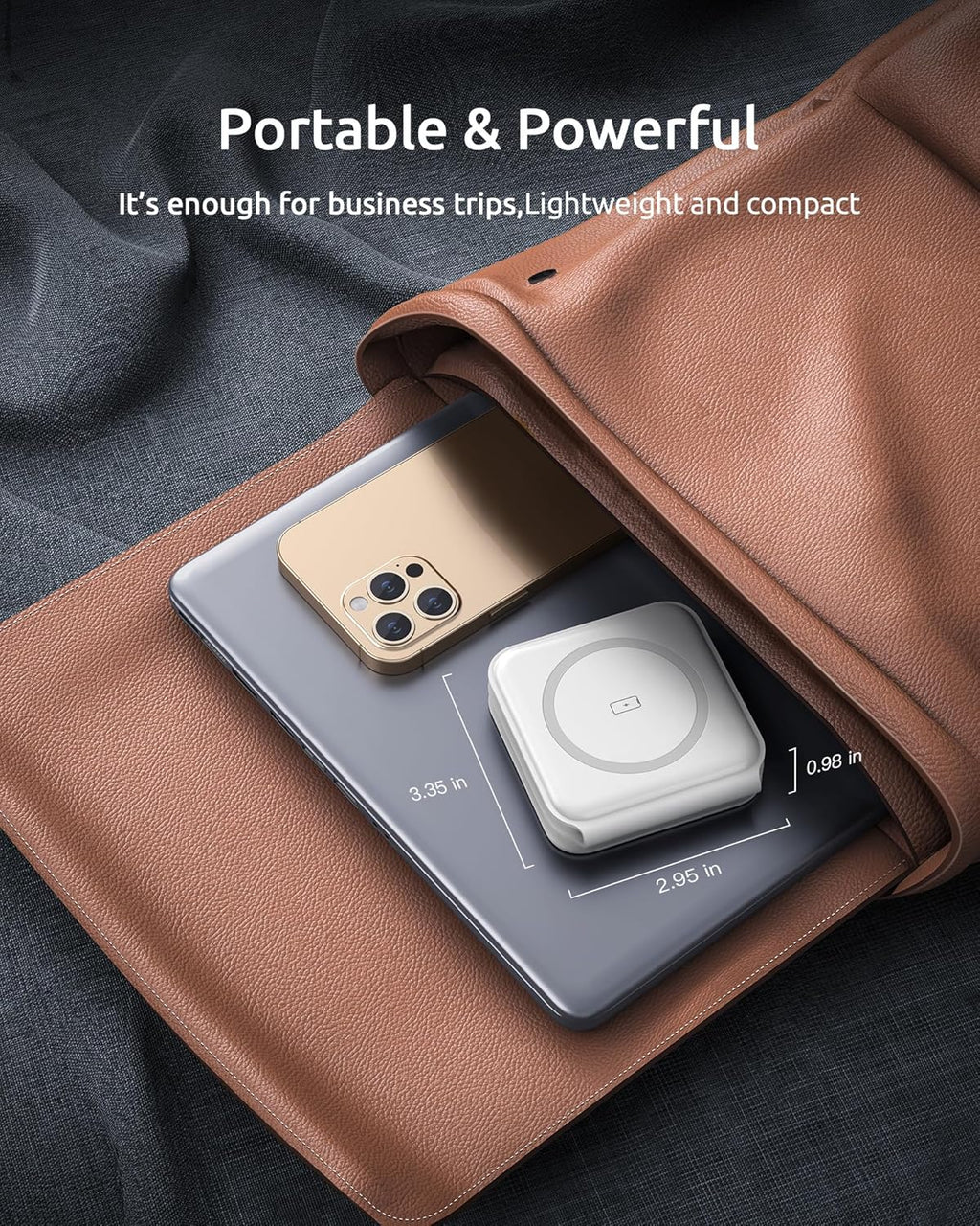 3-in-1 Wireless Charging Station with Magnetic Stand