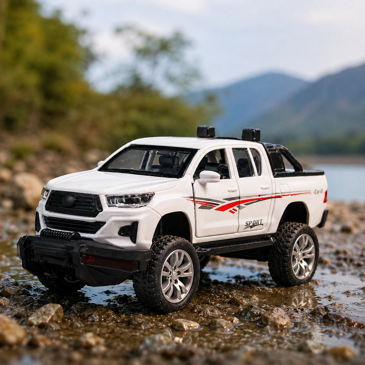 Die-Cast Pickup Truck Model Toy