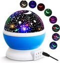 LED Galaxy Moon Lamp Starry Sky Rotating Projection