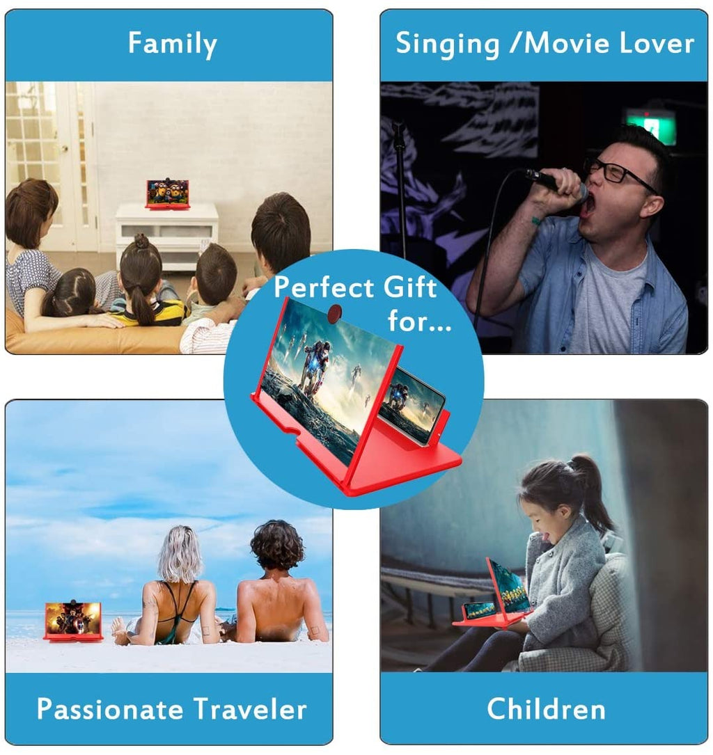 3D Mobile Screen Magnifier HD Phone Screen Amplifier