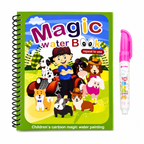 Reusable Water Drawing Magic Book for Kids Ages 2–5