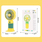 Portable Rechargeable Mini Table Fan for Home & Office