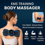 Rechargeable EMS Massage Patch with 8 Modes and 19 Intensity Levels