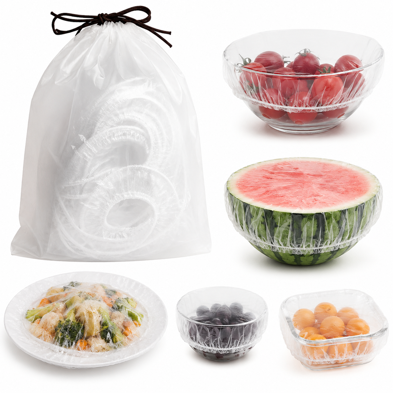 Reusable Elastic Food Storage Covers