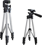 Lightweight Adjustable Tripod Stand with Universal Phone Holder