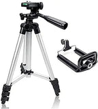 Lightweight Adjustable Tripod Stand with Universal Phone Holder
