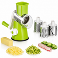 3-in-1 Rotary Cheese Grater and Vegetable Slicer