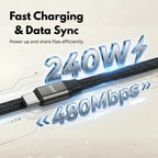 240W Type-C to Type-C Fast Charging Cable
