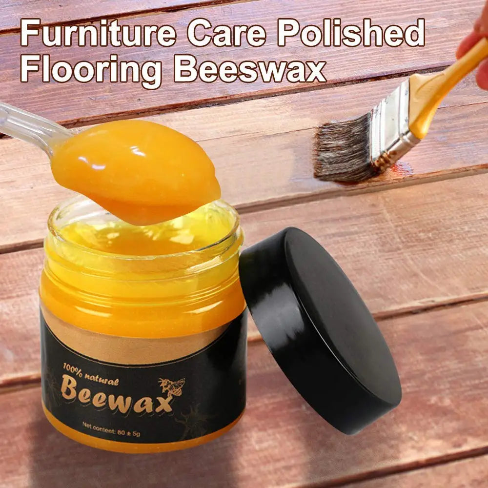 Natural Beeswax Wood Polish & Conditioner for Furniture
