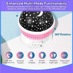 LED Galaxy Moon Lamp Starry Sky Rotating Projection
