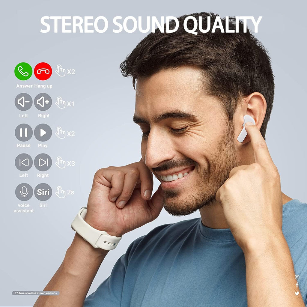 Transparent Wireless Bluetooth 5.3 Earbud