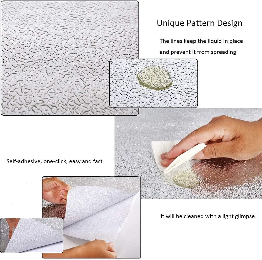 Waterproof Oil-Proof Aluminum Foil Kitchen Wall Sticker
