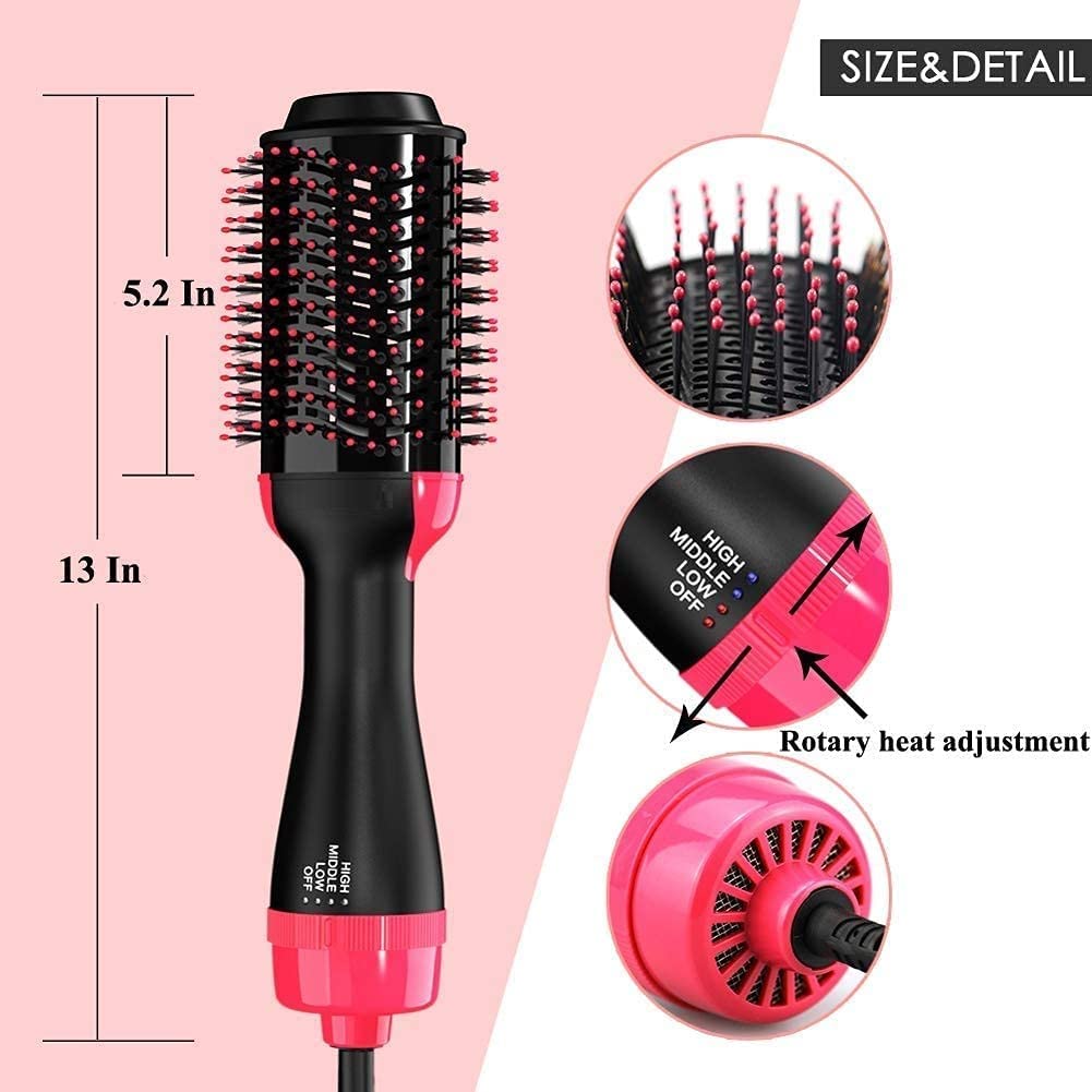 3 in 1 Hot Air Brush Hair Dryer and Styler Volumizer